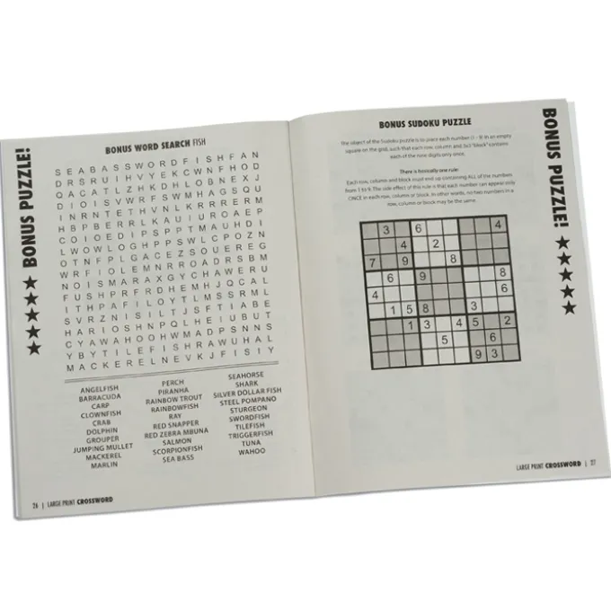 Large Print Crossword Puzzle Book - Volume 2