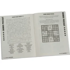 Large Print Crossword Puzzle Book & Pencil - Volume 2