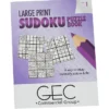 Large Print Sudoku Puzzle Book - Volume 1
