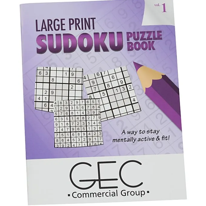 Large Print Sudoku Puzzle Book - Volume 1