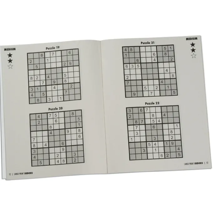 Large Print Sudoku Puzzle Book - Volume 1