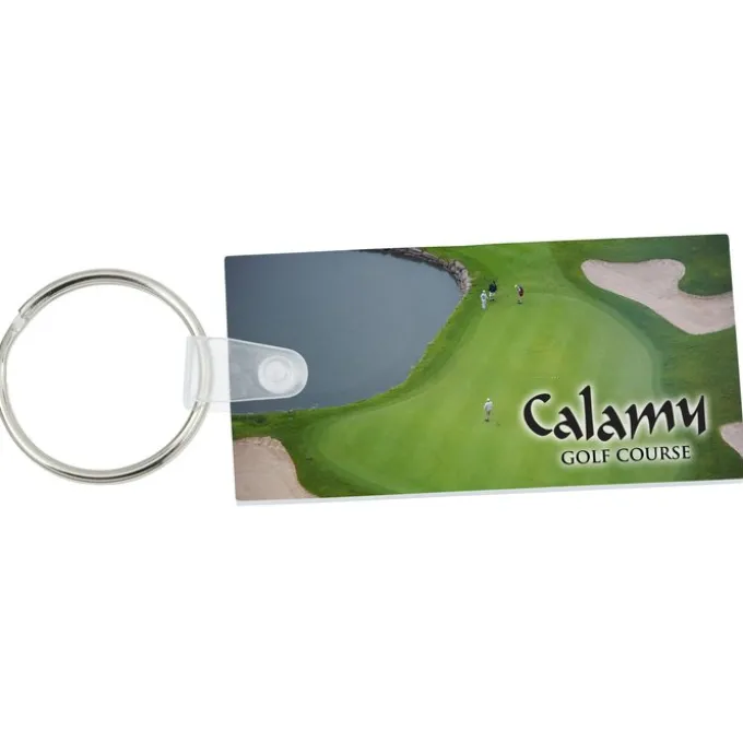 Large Rectangle Soft Keychain - Full Color
