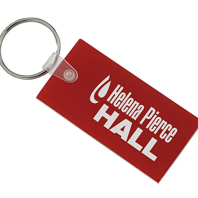 Large Rectangle Soft Keychain - Opaque