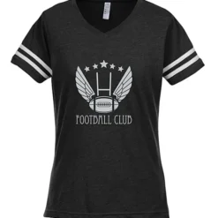 LAT Fine Jersey Football T-Shirt - Ladies' - Screen