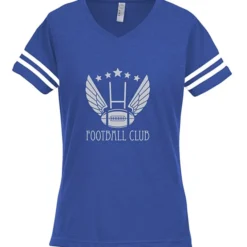 LAT Fine Jersey Football T-Shirt - Ladies' - Screen