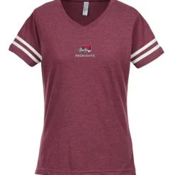 LAT Fine Jersey Football T-Shirt - Ladies' - Embroidered
