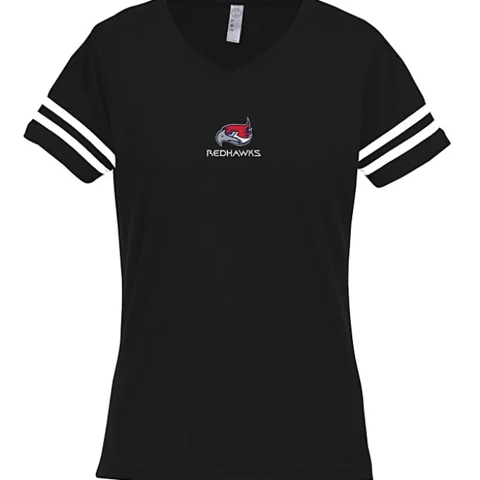 LAT Fine Jersey Football T-Shirt - Ladies' - Embroidered