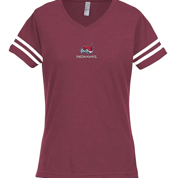 LAT Fine Jersey Football T-Shirt - Ladies' - Embroidered