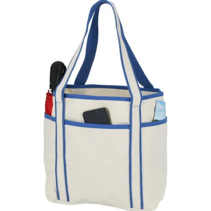 Laurel Multi-Pocket Tote - Embroidered