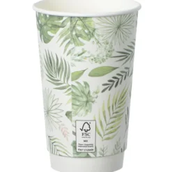 Leaf Full Color Insulated Paper Cup - 16 oz.