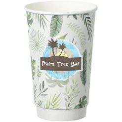 Leaf Full Color Insulated Paper Cup - 16 oz.