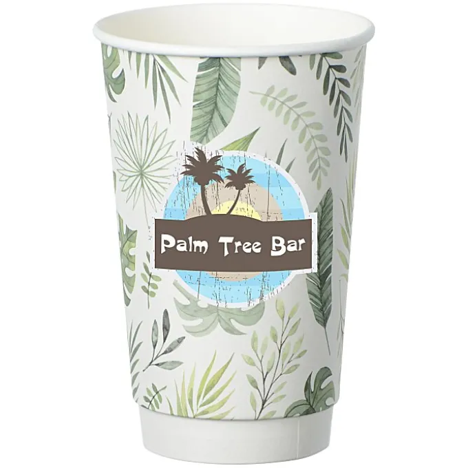Leaf Full Color Insulated Paper Cup - 16 oz.