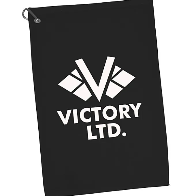 League Golf Towel with Carabiner - Colors - 24 hr