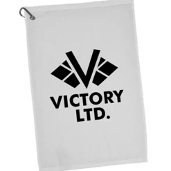 League Golf Towel with Carabiner - Colors - 24 hr