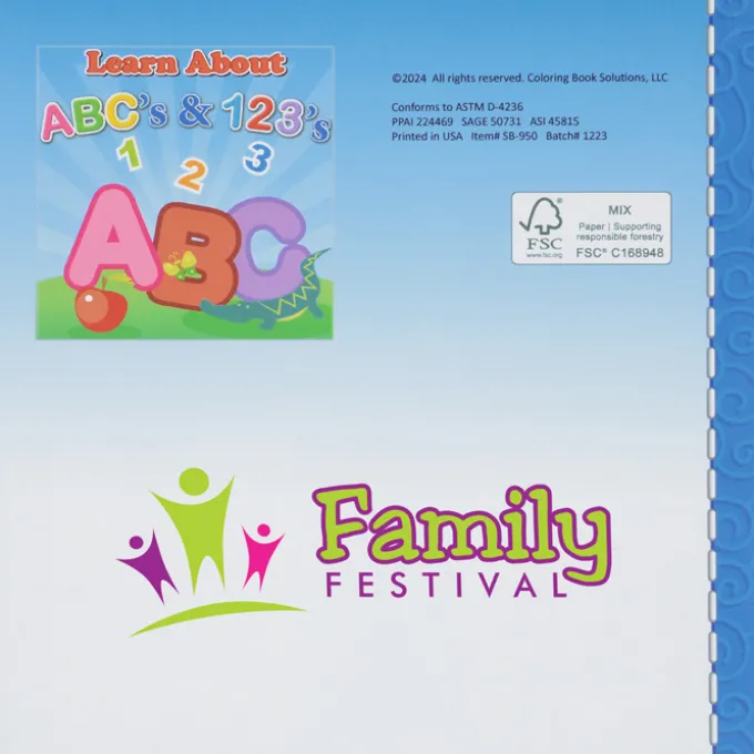 Learn About Book - ABC's & 123's