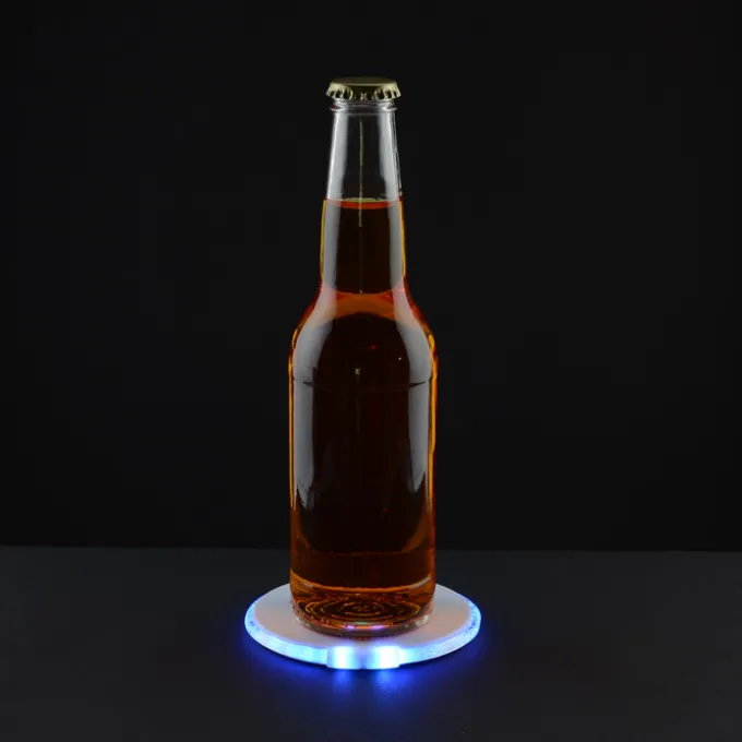 LED Coaster with Bottle Opener