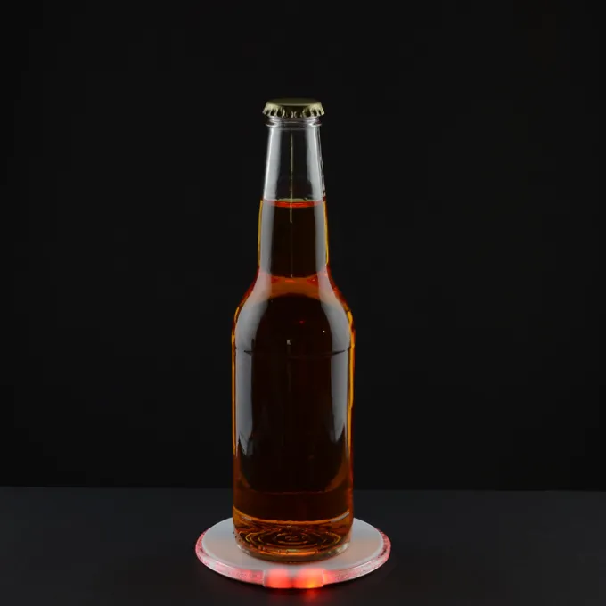 LED Coaster with Bottle Opener
