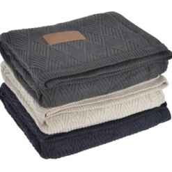 Leeman Trellis Knit Blanket