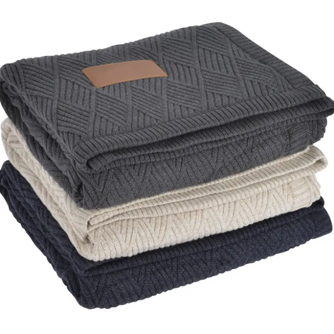 Leeman Trellis Knit Blanket