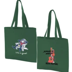 Life is Good Color Cotton Sheeting Tote - Full Color - Adirondack