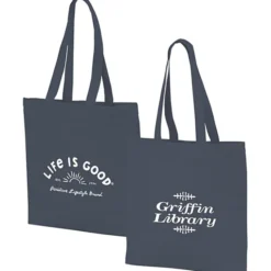 Life is Good Color Cotton Sheeting Tote - Sun