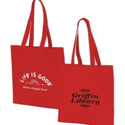 Life is Good Color Cotton Sheeting Tote - Sun