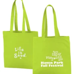 Life is Good Color Cotton Sheeting Tote - LIG
