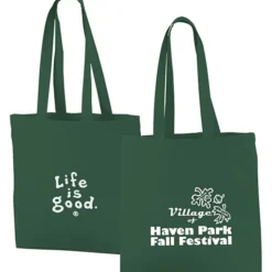 Life is Good Color Cotton Sheeting Tote - LIG