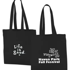 Life is Good Color Cotton Sheeting Tote - LIG