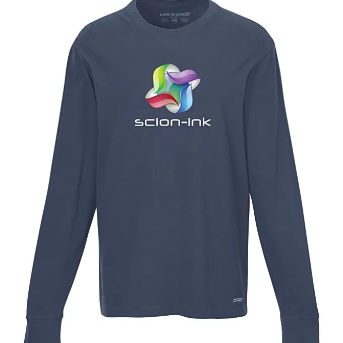 Life is Good Crusher Long Sleeve Tee - Men's - Full Color