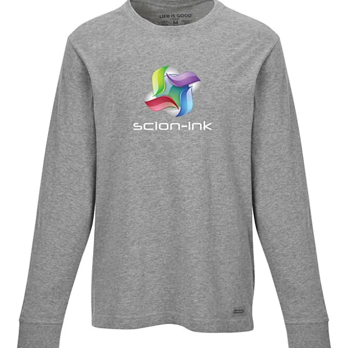 Life is Good Crusher Long Sleeve Tee - Men's - Full Color
