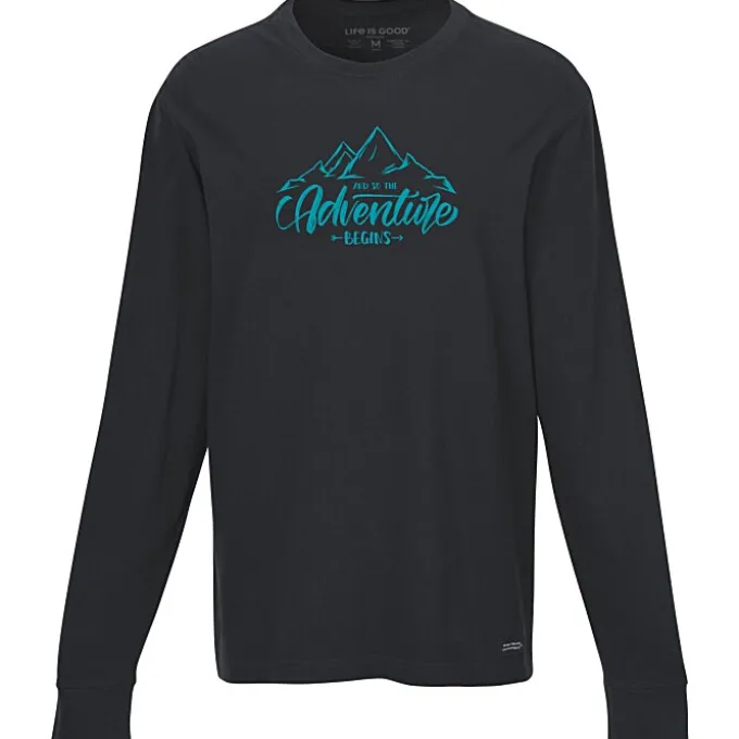 Life is Good Crusher Long Sleeve Tee - Men's - Screen