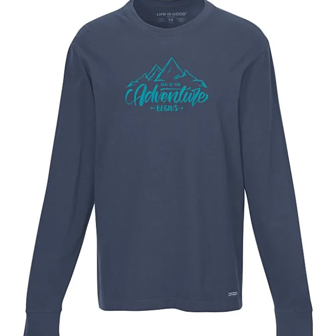 Life is Good Crusher Long Sleeve Tee - Men's - Screen