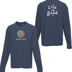Life is Good Crusher Long Sleeve Tee - Men's - Full Color - LIG