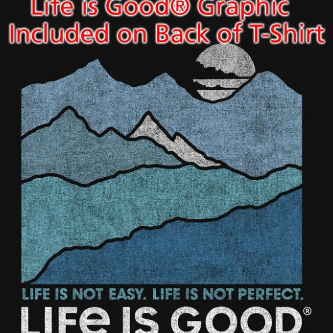 Life is Good Crusher Long Sleeve Tee - Men's - Full Color - Mountains