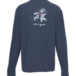 Life is Good Crusher Long Sleeve Tee - Men's - Full Color - Adirondack