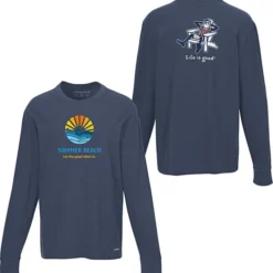 Life is Good Crusher Long Sleeve Tee - Men's - Full Color - Adirondack