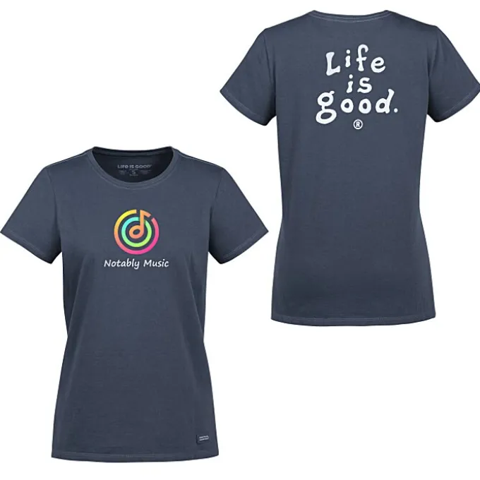 Life is Good Crusher Tee - Ladies' - Full Color - Colors - LIG