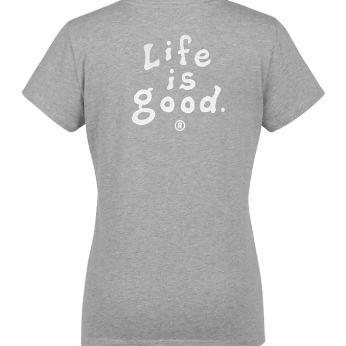 Life is Good Crusher Tee - Ladies' - Full Color - Colors - LIG