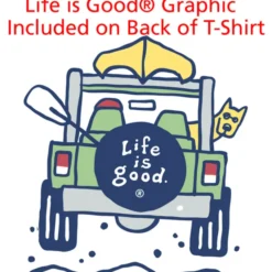 Life is Good Crusher Tee - Ladies' - Full Color - White - 4WD