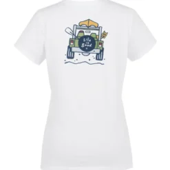 Life is Good Crusher Tee - Ladies' - Full Color - White - 4WD
