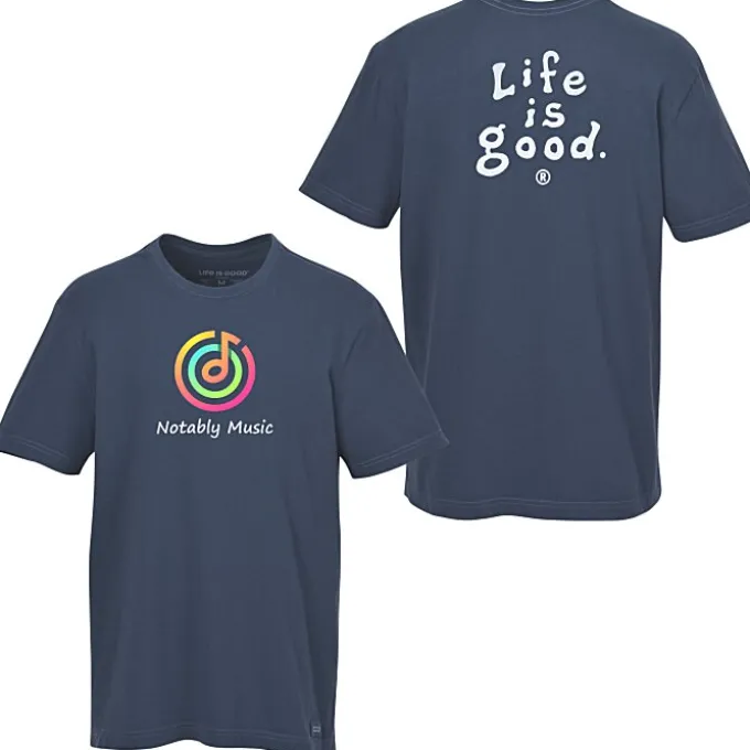 Life is Good Crusher Tee - Men's - Full Color - Colors - LIG