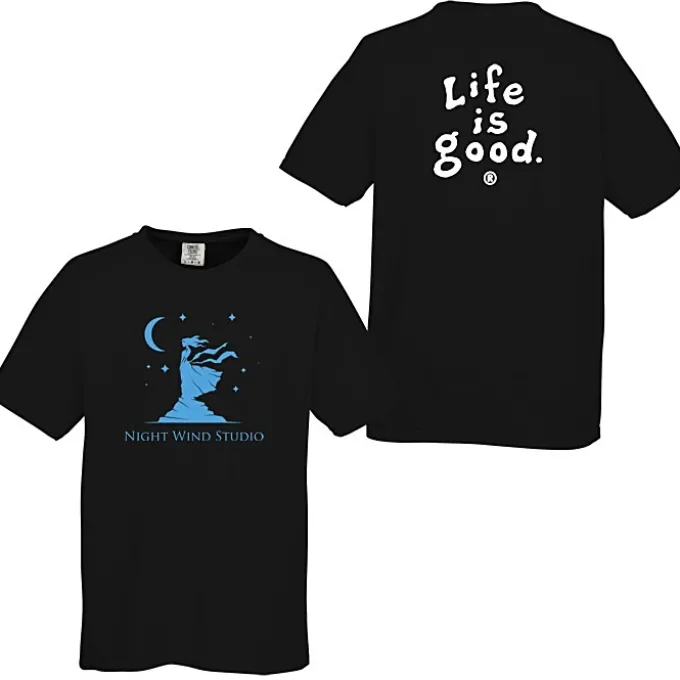Life is Good Garment-Dyed Tee - Screen - Colors - LIG