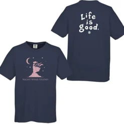 Life is Good Garment-Dyed Tee - Screen - Colors - LIG