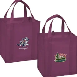 Life is Good Grocery Tote - Full Color - Adirondack