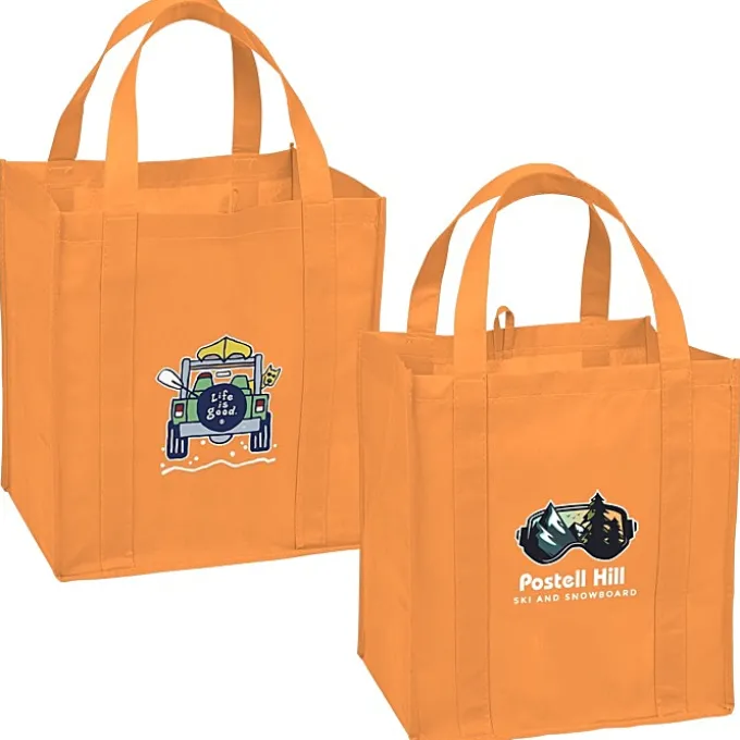 Life is Good Grocery Tote - Full Color - 4WD