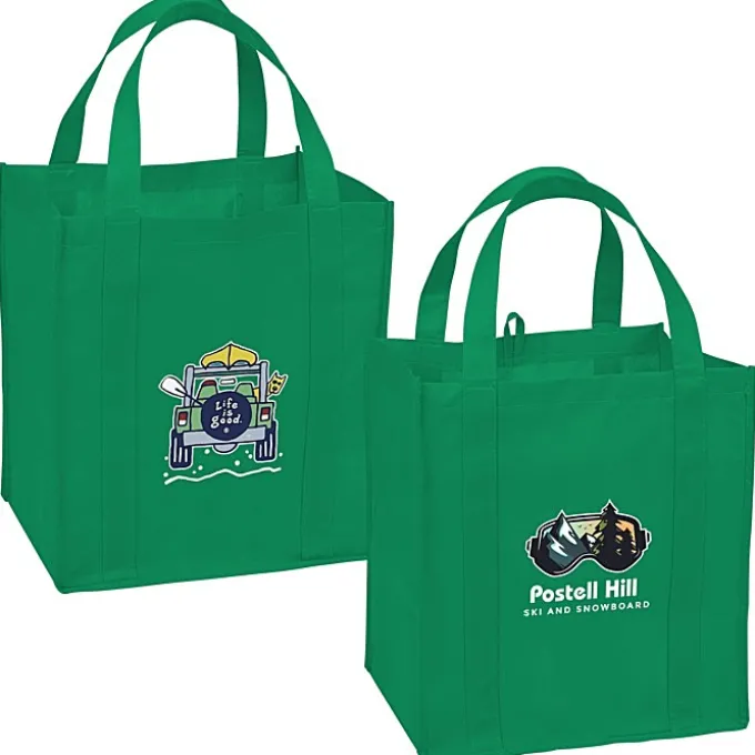 Life is Good Grocery Tote - Full Color - 4WD