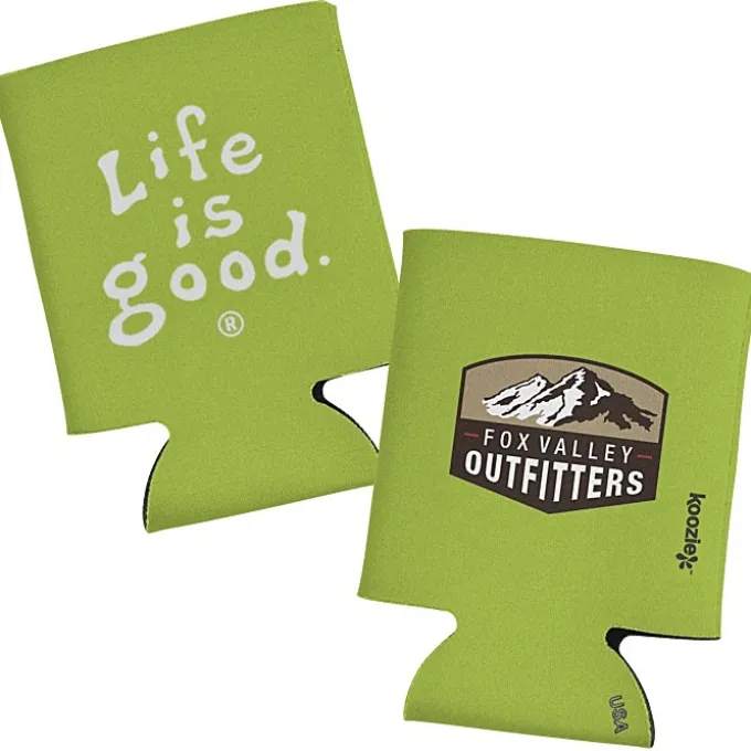 Life is Good Koozie® Can Cooler - Full Color - LIG