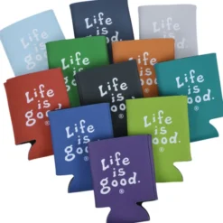 Life is Good Koozie® Can Cooler - Full Color - LIG