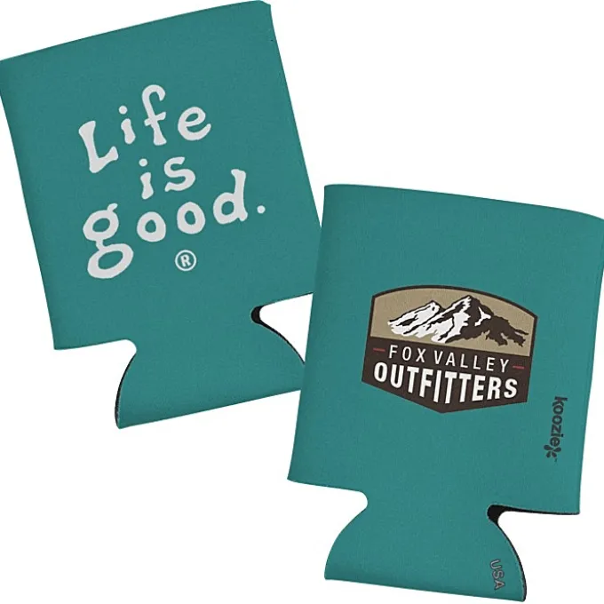 Life is Good Koozie® Can Cooler - Full Color - LIG